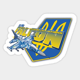 Ukraine Air Force - F-16 Falcon Sticker